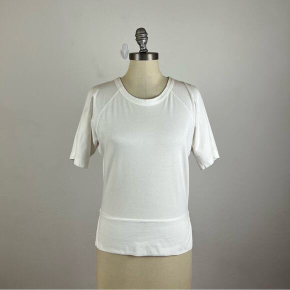 Stella McCartney x Adidas White Raglan Top - Picture 1 of 10